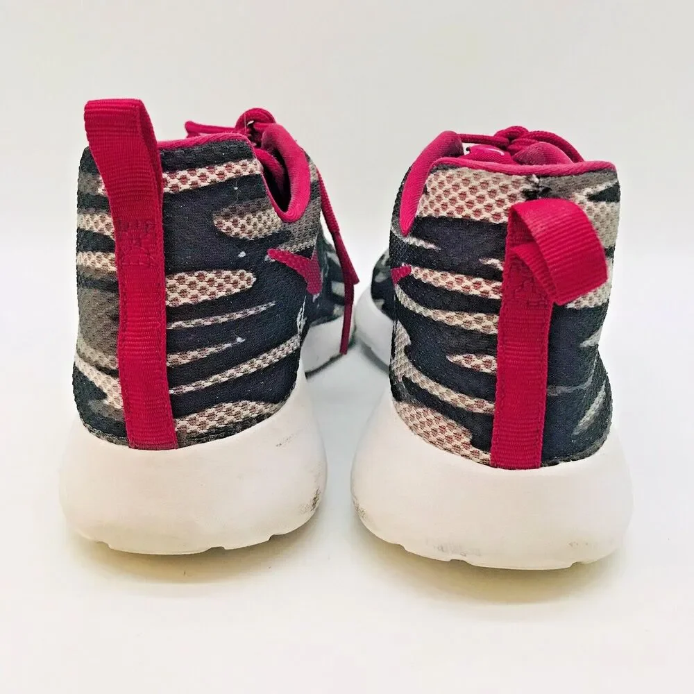 Nike Roshe One Flight Weight (GS) Youth 6Y Women 8 Sneaker 705486-001 Black Gray
